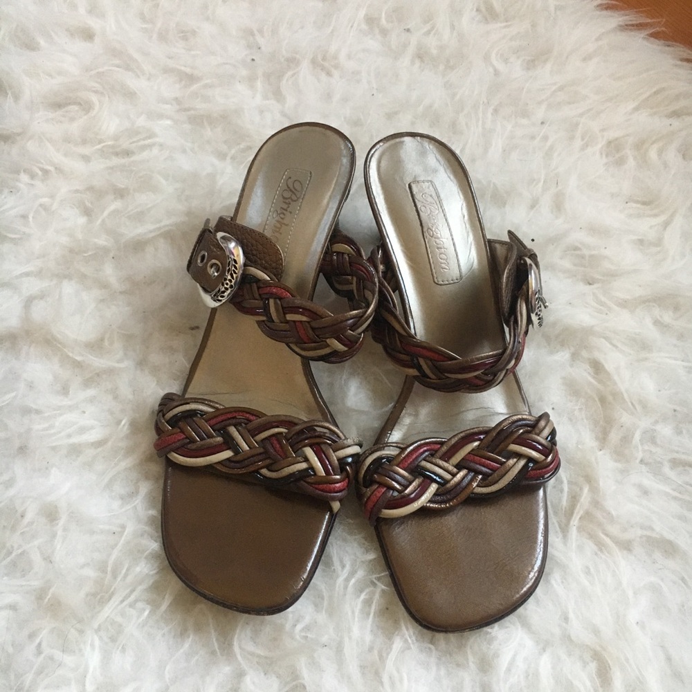Brighton “Fiji” braided sandals multicolor sz7.5